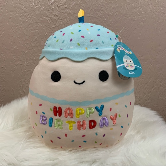 NEW Squishmallows Kiks Happy Birthday 12” Plush - Picture 3 of 6